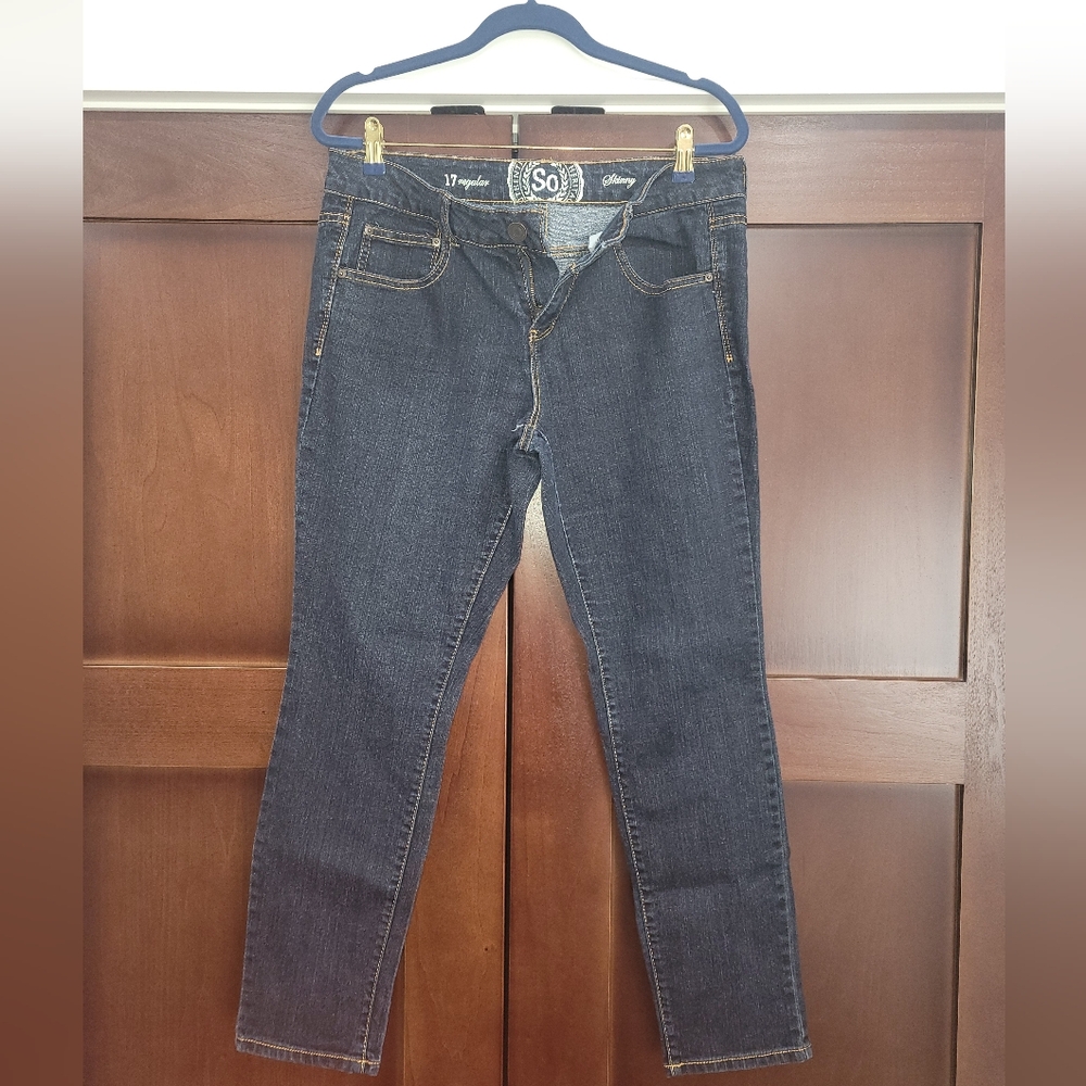 SO Blue Skinny Jeans Classic Denim